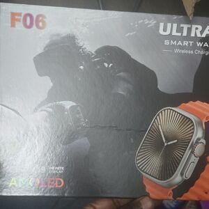 F06 Smartwatch with Orange Strap